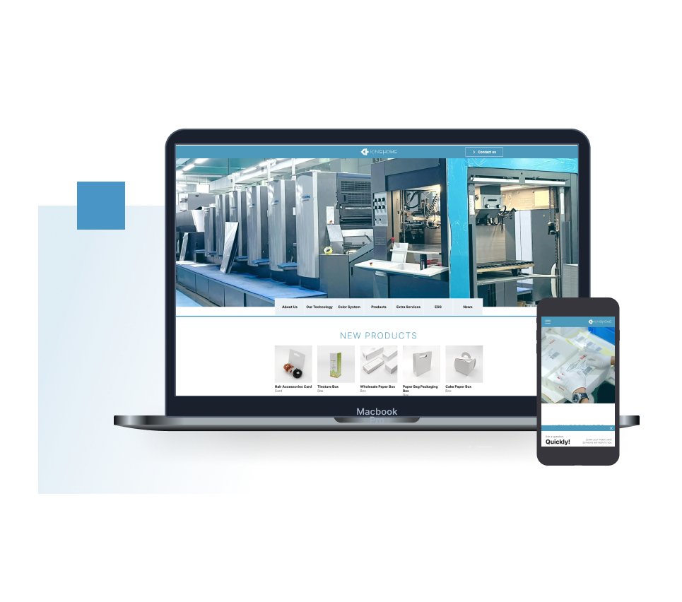 金浩企業有限公司 官方網站響應式設計