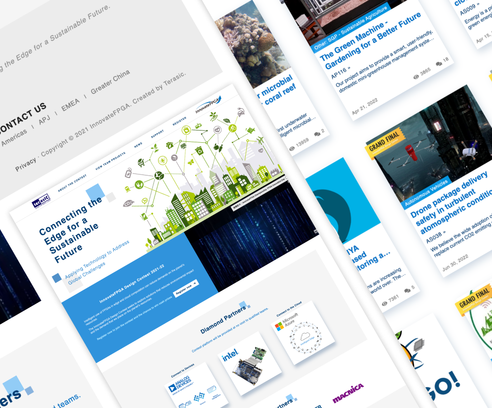 InnovateFPGA 友晶創新  官方網站情境圖