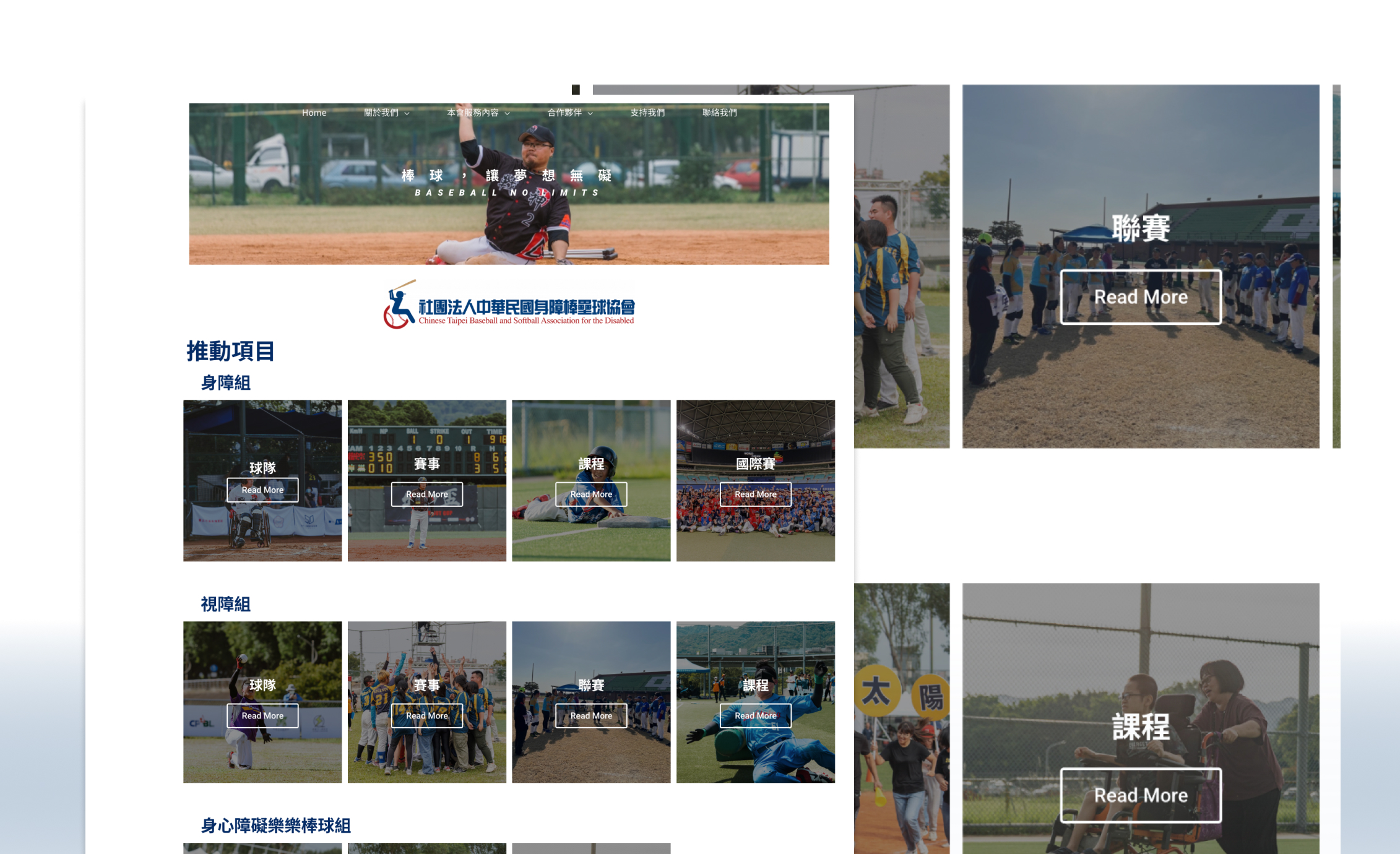 中華民國身障棒壘球協會官網