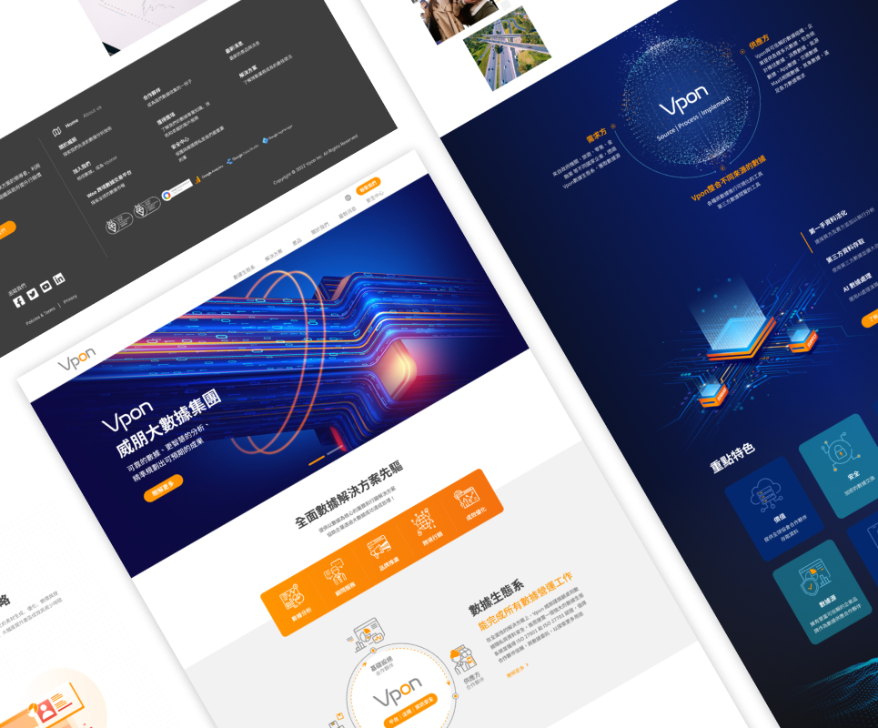 VPON 威朋AI大數據集團 官網情境圖